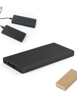 Power bank 5.000 mAh em alumínio reciclado (100% rAL)