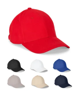 Boné 100% algodão (260 g/m²) com 6 painéis