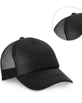 Boné em poliéster e rede (150 g/m²)
