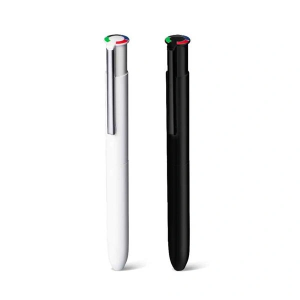 Esferográfica em alumínio reciclado com escrita a 4 cores | SAM Brindes