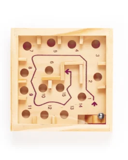 Jogo de Labirinto em madeira