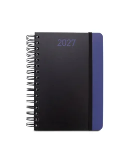Agenda A5 em papel 100% reciclado e acabamento mate