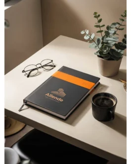 Agenda personalizada B5 em imitação de pele