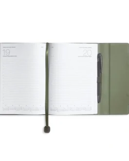 Agenda diária A5 capa em dois tipos de PU